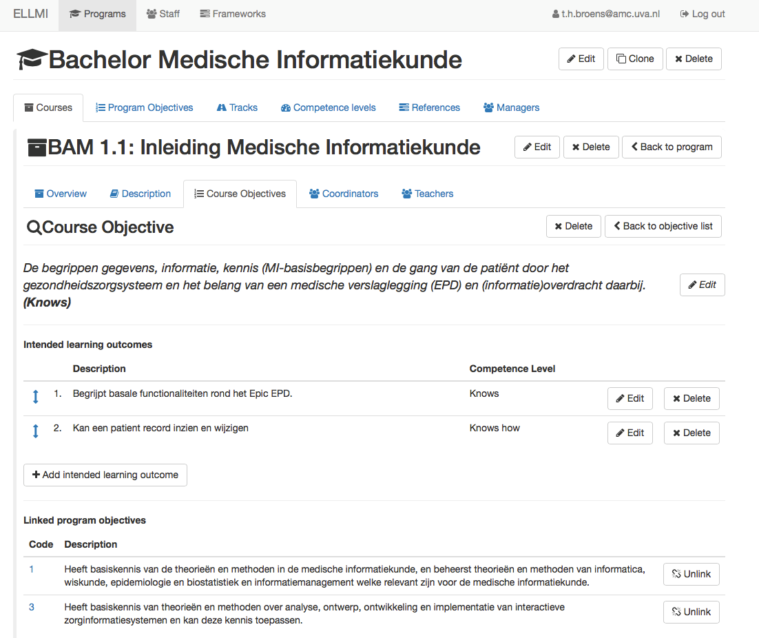 Bachelor Medische Informatiekunde